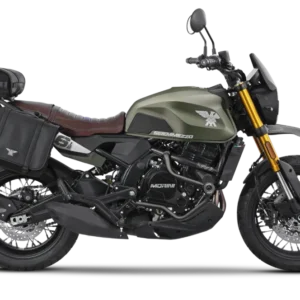 Moto Morini SEIEMMEZZO SCR TREK 650 Motorcycle, 649cc Liquid-Cooled Engine, 6-Speed Transmission, LED Headlight