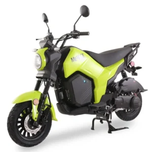 Ice Bear Menace 200 (PMZ200-Z1) EFI Motorcycle, 200cc GY6 Engine, Digital Speedometer, Yuanxing Tires, Single Rear Absorber, LED lights, 12″/10″ wheels, Electric start