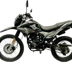 Hawk-X 250cc Dirt Bike, 5-Speed Manual, 4-Stroke Single Cylinder, Air-Cooled, Electric/Kick Start, 35” Seat Height